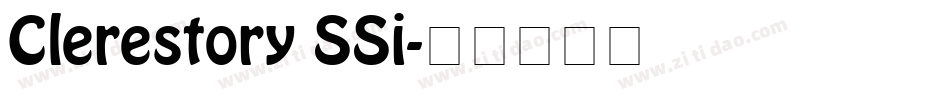 Clerestory SSi字体转换